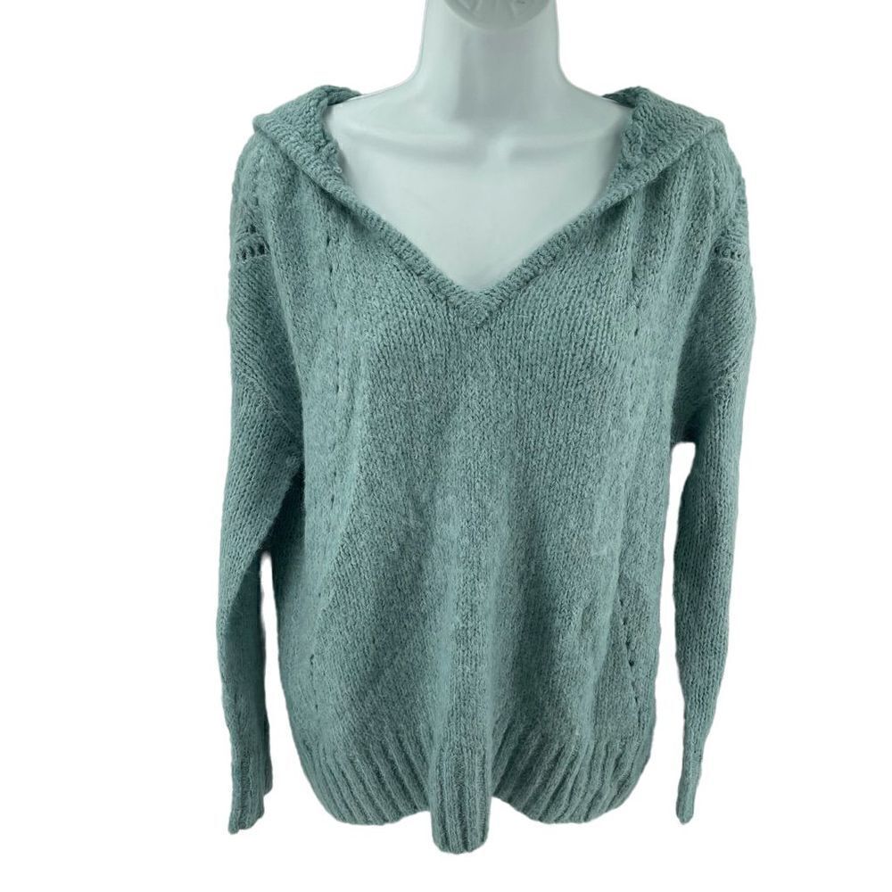 American Eagle jegging fit wool blend hooded sweater NEW XS